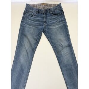 Robert Graham Yates Classic Fit Jeans Men's 34x30 Dark Wash Straight Leg Luxury
